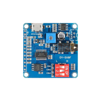 Module de lecture vocale DY-SV8F, module lecteur MP3, carte amplificateur de classe D à déclenchement UART I/O, 5W, stockage 8M, carte SD/TF