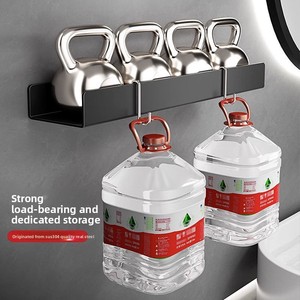 Estante de Almacenamiento de Plástico Plegable Ecológico para Baños, Montado en la Pared o en el Esquina, con Instalación sin Perforaciones - Product Image 3