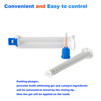 Jeringa de Gel Blanqueador Dental Skylun de 5 ml con Certificación CE para Clínica y Salón, con Peróxido de Hidrógeno al 35% y LED de Doble Barril