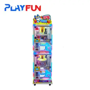 PlayFun mesin permainan hadiah dioperasikan koin taman hiburan kualitas baik 30 klip 2 pemain penjepit Mini mesin penjual Hadiah