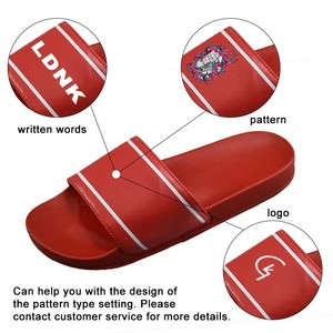 Breezestep Chanclas para hombre con logotipo personalizable en relieve y grabado en relieve con logotipo, chanclas con tobogán personalizado - Product Image 2
