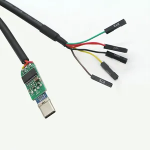 FTDI cable Oem Manufacture Pure Cooper Program Connection 5V/3.3V Rs232 To Micro Usb Cable