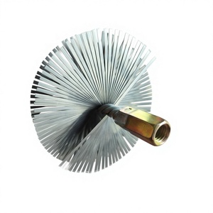 Yep <span class=keywords><strong>Brosse</strong></span> de nettoyage de cheminée en fil d'acier de haute qualité, avec manche en PP, qualité industrielle et bricolage, personnalisable, support OEM, diamètre <span class=keywords><strong>150</strong></span>-450mm - Product Image 1