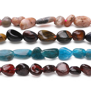 Cuentas <span class=keywords><strong>de</strong></span> Piedras Preciosas Naturales al por Mayor, <span class=keywords><strong>Pepitas</strong></span> y Cristales <span class=keywords><strong>de</strong></span> Forma Irregular, Cuentas Sueltas para Hacer Joyería DIY, Aproximadamente 6 mm - Product Image 3