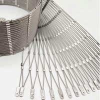 Filet en treillis métallique flexible en acier inoxydable 304, écologique et résistant à la rouille, tissé à la main, pour le jardin, le parc et le soutien des plantes