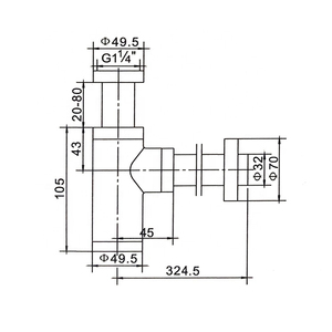 Khuyến Mại Chất Lượng Hàng Đầu Brass Rửa Lưu Vực Siphon Chất Thải Pop up Cống Chai Bẫy Siphon Bẫy Chất Lượng Cao Nhà Máy - Product Image 5