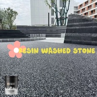 Résine époxy liquide écologique Wufushan pour revêtement de pierres lavées et galets pour murs et sols
