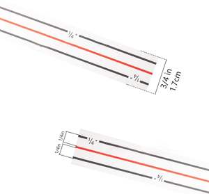 เทปเย็บตะเข็บแนวทแยง10หลา1/4ตามสั่งเย็บคู่มือการใช้งาน - Product Image 5