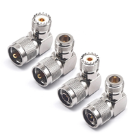 Adaptateur RF à angle droit UHF PL259 mâle SO239 femelle vers N mâle/femelle SMA TNC BNC FME F UHF PL259 SO239 Jack Plug