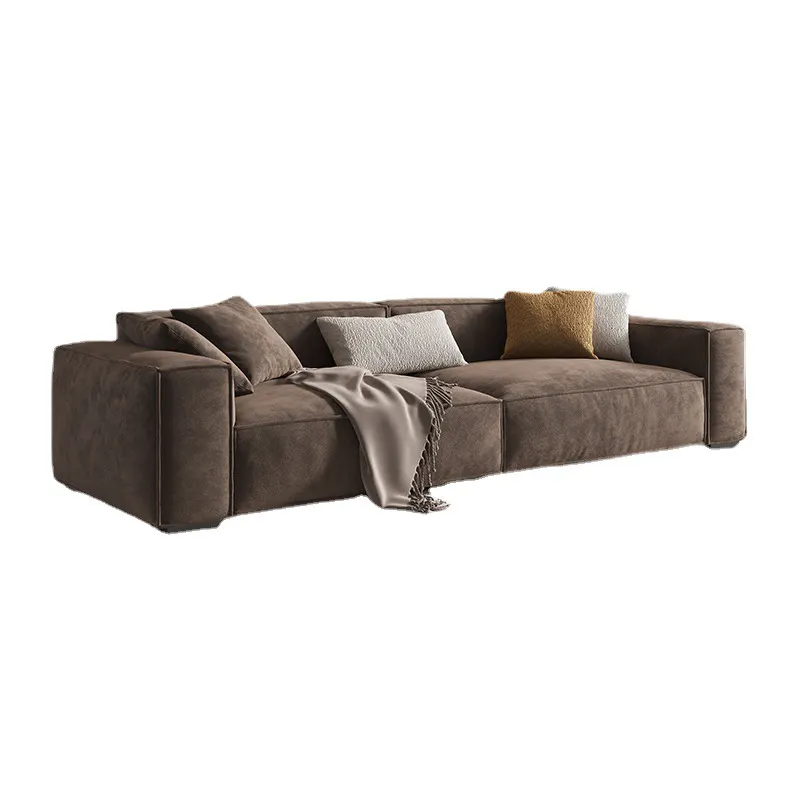 Fabric sofa modern minimalist living room combination tofu block sofa technology cloth frosted block sofa wholesale