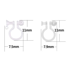 Transparent Plastic U-Shaped Ear <b>Clip</b> Converter For Non-Pierced Ears <b>Clip</b>-On Earrings Jewelry Accessory - Product Image 5