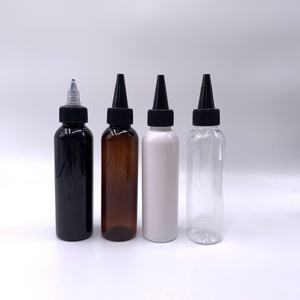 Bouteilles de conditionnement cosmétique écologiques en PE recyclé PCR de 4 oz et 8 oz, flacons en plastique pour huile capillaire, bouteilles à visser, rechargeables - Product Image 2