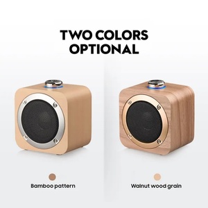 <span class=keywords><strong>3</strong></span> inch xách tay mini đa phương tiện âm nhạc bằng gỗ Loa TWS không dây PC Loa ROTARY điều khiển âm lượng - Product Image 5