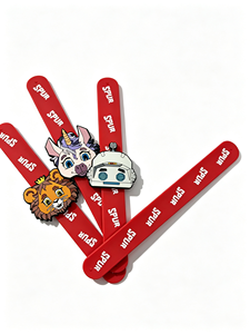 Custom Silicone Rubber Waterproof <b>Wrist</b> <b>Strap</b> Printed Cartoon Character Band Custom Logo for Promotional Events Giveaway Gifts - Product Image 3