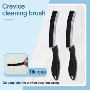 Cepillo de limpieza de grietas de nailon ecológico, mango de plástico de cerdas duras, cocina eficiente, inodoro, limpieza del hogar, caja pequeña gratis - Product Image 4