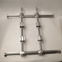 Glissière de toupie et gabarit de nivellement de surface pour routeur, à assemblage facile, avec blocs de glissière linéaires, idéal pour le travail du bois
