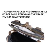 Support de navigation pliable tactique SIVI, support de téléphone portable MOLLE avec cordon élastique pour équipement d'entraînement en plein air