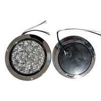 Nouvelle lampe indicatrice de feux arrière de remorque étanche jaune rouge blanc à 16 LED, 4 pouces, pour camion, frein, stop, clignotant, signal d'avertissement