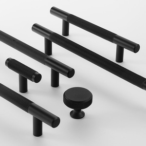 Modern T-Shaped Aluminium Alloy <b>Cabinet</b> Handles with Textured Grip Durable & Eco-Friendly for Kitchen and Furniture Drawer Use - Product Image 4