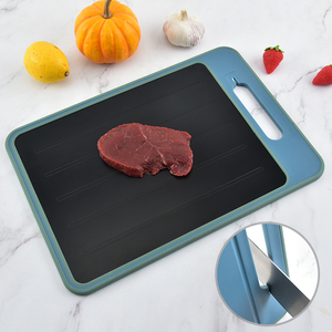 Bandeja de descongelación rápida recubierta premium, doble cara, <span class=keywords><strong>usada</strong></span>, con tabla de corte - Product Image 1