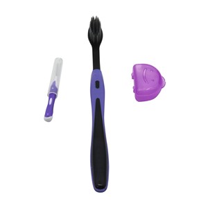 Kit de Cuidado <span class=keywords><strong>Dental</strong></span> Portátil para Viajes, Cepillo Interdental <span class=keywords><strong>Mini</strong></span> con Cerdas Suaves y de Carbón en Forma de V - Product Image 1