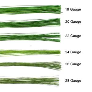 <span class=keywords><strong>Alambre</strong></span> Flexible de color <span class=keywords><strong>para</strong></span> <span class=keywords><strong>manualidades</strong></span>, <span class=keywords><strong>alambre</strong></span> de metal <span class=keywords><strong>para</strong></span> jardinería, calibre 22, verde, floral - Product Image 2