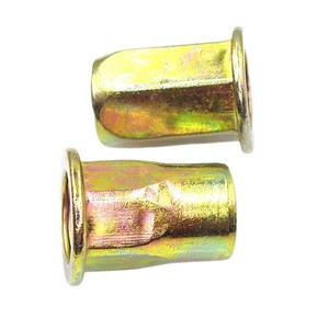 Écrous à riveter moletés Roccps M3 M4 M5 M6 M8 M10 M12, zingués, à filetage métrique, pour la construction - Product Image 4