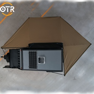 OTR remorque campeur mini panneaux en fibre de verre toit de levage suv ruckfahrkamera voiture événement extérieur air campeurs poêle unité chariot décor - Product Image 4