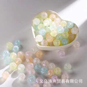 ลูกปัดอะคริลิคหลากสี 8 มม. DIY อุปกรณ์ทำเครื่องประดับสำหรับสร้อยข้อมือสร้อยคอวัสดุงานฝีมือสำหรับเด็ก - Product Image 1