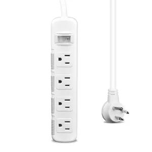 extension cord herschel outlet power strip electric sockets cable with 4 outlets