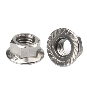 Chất lượng cao mặt bích thép không gỉ Hex Nut Nhà Máy Giá din6923 M2.5 M3 M4 M5 M6 M8 M10 M12 M14 M16 M20 hạt loại sản phẩm - Product Image 4