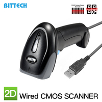Escáner de mano 2D de alta velocidad Código QR con cable Lector de código de barras OEM Escáner Android