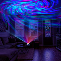 Proyector de Estrellas, Lámpara de Galaxia ABS Mini para Dormitorio, Control Remoto, Temporizador, Luz Nocturna para Niños y Adultos, Luz Aurora con 7 Colores Cambiantes | YSH