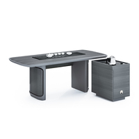 Nouvelle table à thé et à café extensible en panneaux massifs chinois, personnalisable, rectangulaire, pour la famille, le balcon, le salon, 5-10 ans