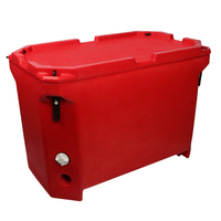 Vente flash : Glacière isotherme en plastique rotomoulé de 220 L, réfrigération par blocs de glace, rétention de la glace pendant 5 jours pour le transport de poisson et de vin