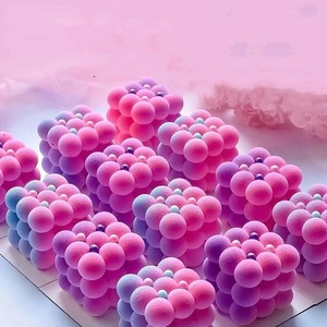 3D Rubik's Cube <b>Silicone</b> Mold Sphere <b>Baking</b> Cake Mousse Milk Jelly Mold Food Grade Non Stick 15 Cavity Commercial Use - Product Image 2