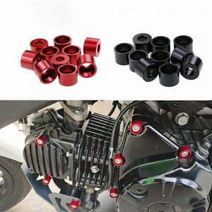 9 pièces Rondelles de pare-chocs M8 en aluminium DIN pour vis de collecteur <span class=keywords><strong>d</strong></span>'admission <span class=keywords><strong>d</strong></span>'air des séries Civic B/<span class=keywords><strong>D</strong></span>/<span class=keywords><strong>K</strong></span>, accessoires de joint <span class=keywords><strong>d</strong></span>écoratif S-J - Product Image 4