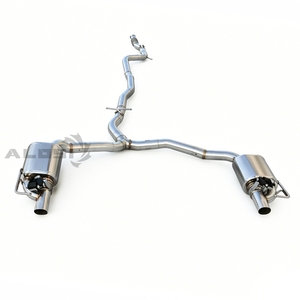 מערכת פליטה אחורית (Cat Back) למרצדס בנץ C200 C250 C260 C300 (W205) 2.0T/1.6T 2014-2018, נירוסטה עם שסתום - Product Image 1