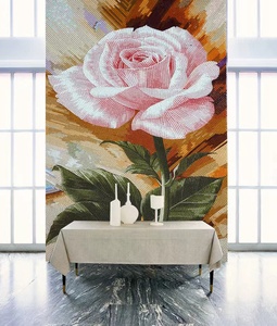 Mosaïque murale <span class=keywords><strong>rose</strong></span> tendance, mosaïque <span class=keywords><strong>de</strong></span> carreaux pour <span class=keywords><strong>salle</strong></span> <span class=keywords><strong>de</strong></span> <span class=keywords><strong>bain</strong></span>, pour salon - Product Image 2