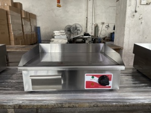 Plancha Eléctrica Comercial OUTE, Duradera, de Superficie Plana, con Temperatura Ajustable, para Bares de Snacks, Cocinas de Comida Rápida - Product Image 2