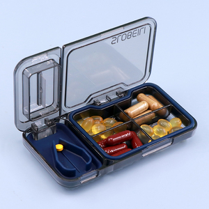 SUNSHING Pill Cutter and Container Box Portable Pill <b>Splitter</b> with Storage Medicine Cutter Organizer Case for Tablet Cutting - Product Image 1