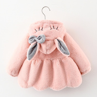 Vêtements pour enfants en vente chaude, manteau d'hiver chaud pour petites filles, manteau en laine et coton pour bébés filles de 6 à 48 mois