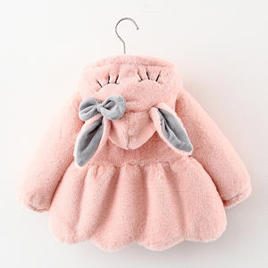 Abrigo de Invierno para Niñas, Ropa Infantil de Boutique, Abrigo de Lana y Algodón para Niñas Pequeñas de 6 a 48 Meses, Ropa para Bebés - Product Image 4