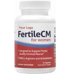 女性のためのOEM受精卵サプリメント、カプセル-受精卵管、卵周期、L-アルギン酸、N-アセチル-システインが含まれています