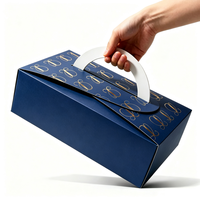 Emballage pour desserts, impression de logo personnalisé, boîte à pâtisserie, boîte pliante en carton, boîte cadeau pour la Hanouka, boîte cadeau pour les fêtes, écologique, recyclable