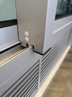 NFRC a certifié les fenêtres en aluminium d'hôtel avec l'auvent pour l'application d'auberge de vacances