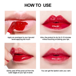 Tinte Labial de Larga Duración a Prueba de Agua, Delineador de Labios Desprendible, Esencia Labial Líquida Desprendible de Marca Privada - Product Image 4