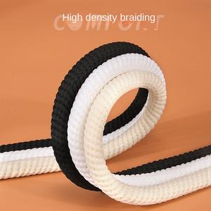 Nouveaux Lacets de Chaussures « Pain au Beurre », Largeur 1 cm, Ronds Tissés, Forme Exagérée, Chaussures Épaisses de 10 mm - Product Image 4