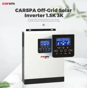 Dc Ac 1500w Pure Sine Wave Single Phase 50hz To 60hz Inverter Lithuim Hybrid PWM Hybrid Solar Inverter 1.5kva 12v