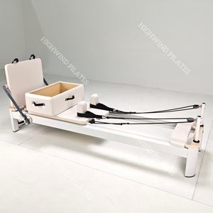 Reformador de Casa de aleación de aluminio comercial Ins, máquina de <span class=keywords><strong>Pilates</strong></span>, <span class=keywords><strong>cama</strong></span> central de entrenamiento, ejercicio de Fitness, reformador de <span class=keywords><strong>Pilates</strong></span> para estudio de Yoga - Product Image 3